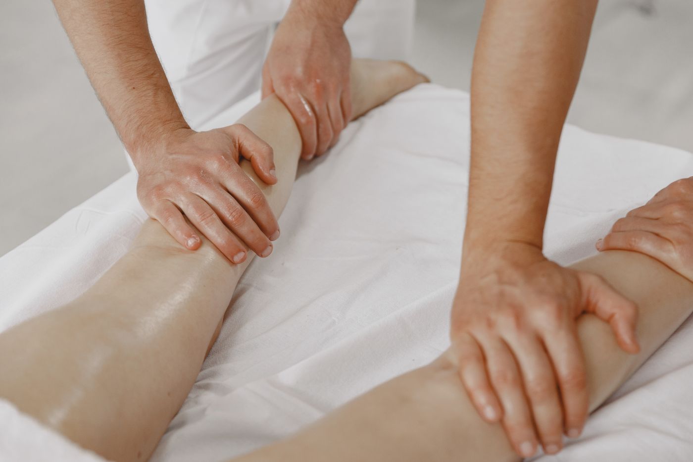 Massage drainant des jambes